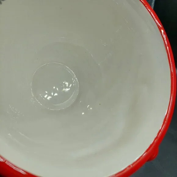 Pier 1 Imports Large Hand Painted Christmas Santa 3D Face Soup Mug Ho Ho Ho - Picture 7 of 8